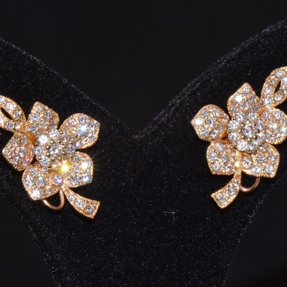 CERTIFIED NATURAL SOLID 18K GOLD 21.5CTS DIAMOND SOUTH SEA PEARL 3-IN-1 EARRINGS - Picture 13 of 14